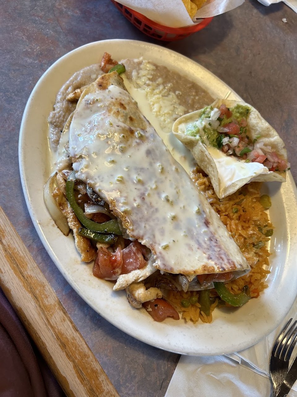 Fajita Quesadilla with Chicken